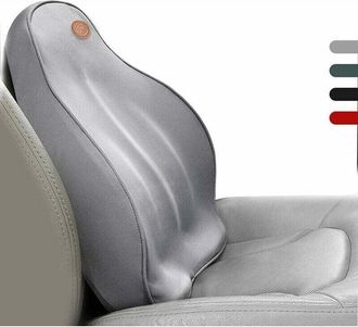 OEM Almohada De Espuma Viscoel&aacute;stica Para El Cuello Y Coj&iacute;n Lumbar Para Aliviar El Dolor De Espalda En El Coche, El Hogar Y La Silla De Oficina (gris, Alm