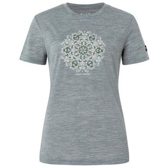 super.natural Ornament Tee Merinoshirt f&uuml;r Damen | grau