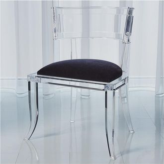 Global Views Klismos Acrylic Chair