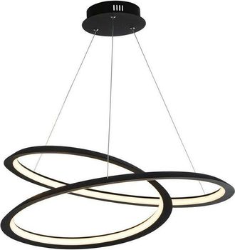 Searchlight Searchlight Swirl Led Pendant Sand Black. Dimmable