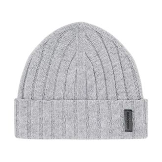 Emporio Armani Beanies, male, Gray, Size: ONE SIZE Af19897 Beanie