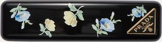 Prada Floral Metal Barrette