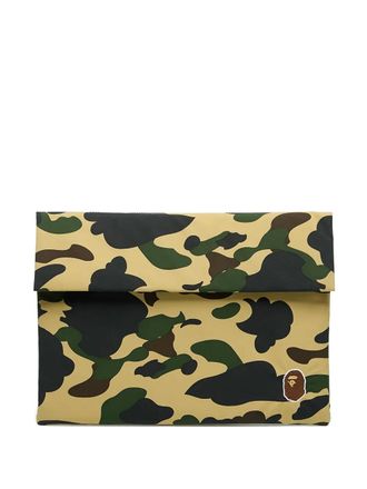 A Bathing Ape camo-print laptop case (13) - Neutrals