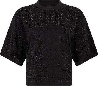Pinko Pinko T-shirts en Poloshirts - Dames - T-shirts - Zwart - M - Tops