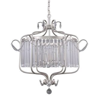 Netlighting Classic Hanging Pendant Champagne Silver 6 Light E14