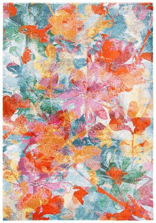 Safavieh Alfombra azul/naranja 122 x 183 cm