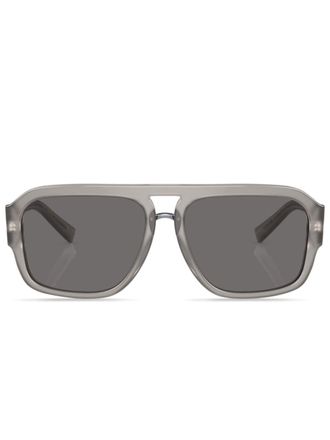 Dolce & Gabbana Eyewear round-frame tinted sunglasses - Grigio