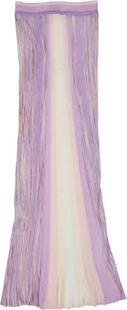 Missoni Womens Purple Cotton Long Skirt