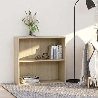vidaXL Vidaxl Libreria Rovere Sonoma 80x30x76,5 Cm In Legno Multistrato