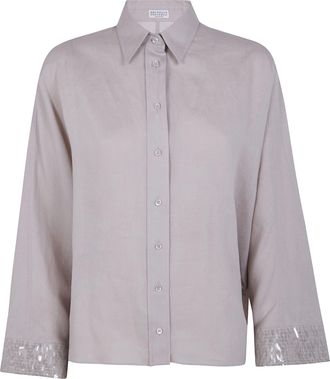 Brunello Cucinelli Trapeze Denim Shirt