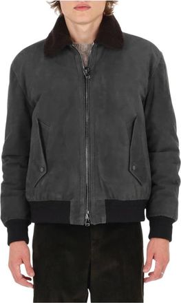 Valstar Cudden Suede Flight Jacket - Heren - Bomber jackets - Grijs - XL - Leer - Jassen