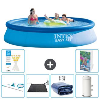 Intex Piscina Easy Set Redonda - 396x84 Cm - 7-piezas S61