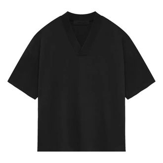 Fear of God SS24 V Neck T-Shirt Jet Black 125SP244214F