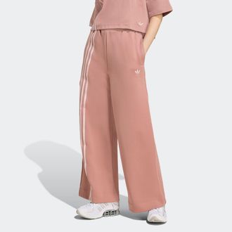 adidas Sporthose ADIDAS ORIGINALS OFF PLACED 3-STREIFEN WEITE, Damen, Gr. XL, N-Gr, warm clay, Obermaterial: 53% Baumwolle, 47% Polyester, Hosen Sporthose, a