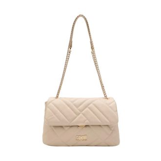 Roberto Cavalli Quilted Shoulder Bag - female - Roberto Cavalli - Shoulder Bags - Beige - ONE SIZE - Bags