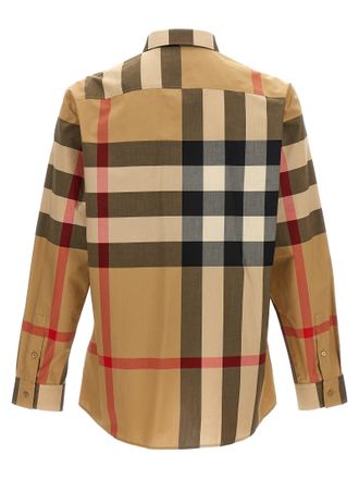 Burberry Mens Beige Cotton Blouse