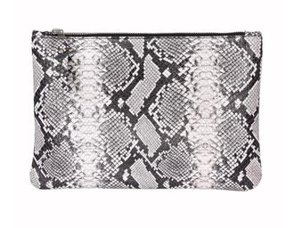 Streets Ahead Women Leather Clutch In Python