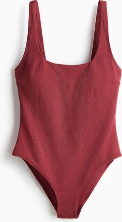 H&M Badeanzug mit wattierten Cups - Red