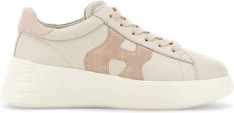 Hogan Beige Logo Sneakers