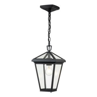 Netlighting Hinkley Alford Place Outdoor Pendant Ceiling Light Museum Black IP44
