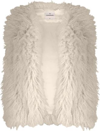 Summum Faux Fur Beige Gilet - Dames - Bodywarmers - Beige - L - Nepbont - Jassen