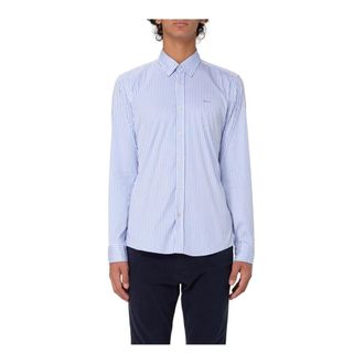 HUGO BOSS H-Roan-Bd Shirt - Heren - Zakelijke Overhemden - Blauw - XL - Katoen - Overhemden