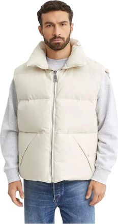 Khrisjoy Lichte Room Puffer Vest - Heren - Bodywarmers - Beige - XS - Katoen - Jassen
