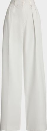 Ralph Lauren Collection Jody Washed Cotton Trousers