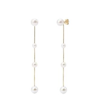 Abrazi gold plated oorbellen Resa