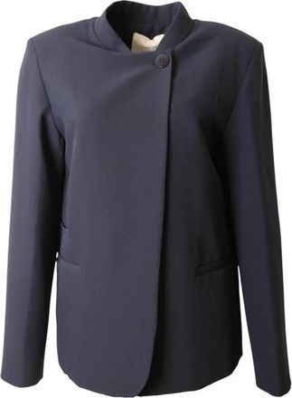 Am&eacute;lie & Am&eacute;lie Austin Blazer - Dames - Blazers - Blauw - XL - Leer - Jassen