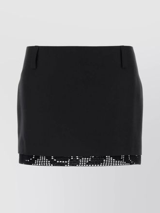 Magda Butrym silk mini skirt