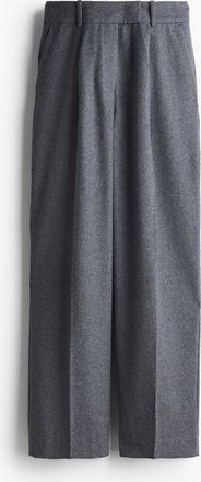 H&M Gerade Hose - Dunkelgraumeliert