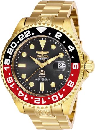 Invicta Pro Diver 27970 Heren Horloge - Automatisch Uurwerk - Roestvrij Staal met zwarte Wijzerplaat - 47mm