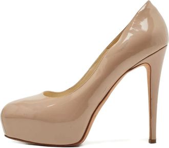 Brian Atwood Pumps con plateau 130mm - Toni neutri