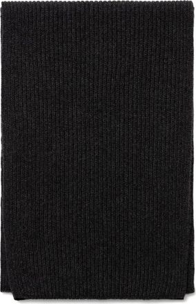 Sunspel Ribgebreide sjaal - Grijs