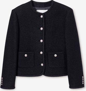 Dunst Jacke aus Wolle