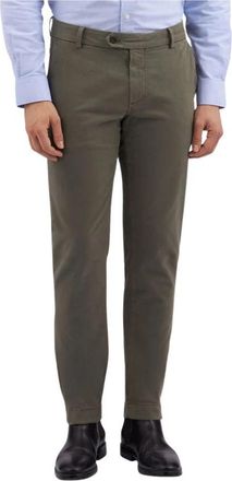 Brooks Brothers Slim Fit Katoenen Chino - Heren - Chinos - Groen - W42 - Katoen - Broeken