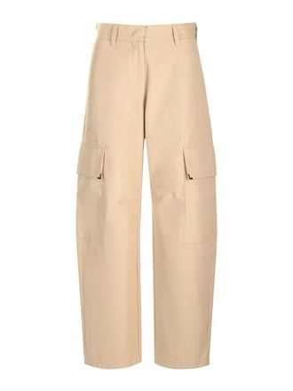 Palm Angels Beige Carrot Cargo Pants