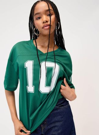 Twik Womens Number loose-fit jersey T-shirt