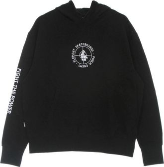 Element Zwarte lichtgewicht hoodie - Heren - Hoodies - Zwart - S - Katoen - Hoodies & sweatvesten