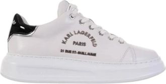 Karl Lagerfeld Kapri Sneakers - Heren - Sneakers - Wit - 40 EU - Leer - Schoenen