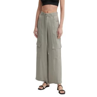 &Aacute;eron Broeken, Dames, Grijs, M, Opal Wijde Broek