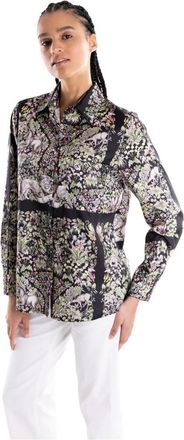 5 Progress Botanische Tuin Print Shirt - Dames - Overhemden - Veelkleurig - M - Polyester - Overhemden