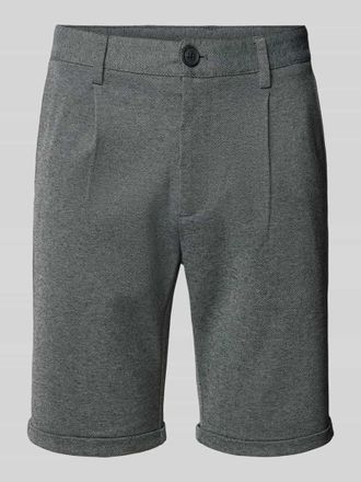 Lindbergh Lindbergh Bermudas mit Bundfalten in Dunkelgrau, Gr&ouml;&szlig;e XL