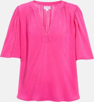 Velvet Avary challis top