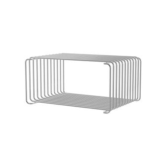 Montana Furniture Montana - Panton Wire Half Height Regal 25,7 cm, chrome