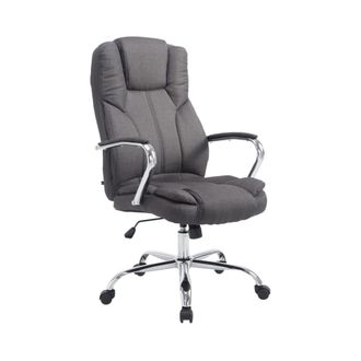 Clp Silla de oficina giratoria regulable en Tela Gris oscuro