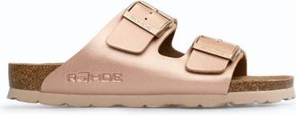 Rohde Alba Double Strap Slide - Dames - Sandalen - Geel - 41 EU - Schoenen