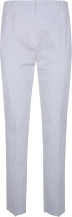 Max Mara Geklede Broek - Dames - Slim Fit Broeken - Wit - XL - Broeken