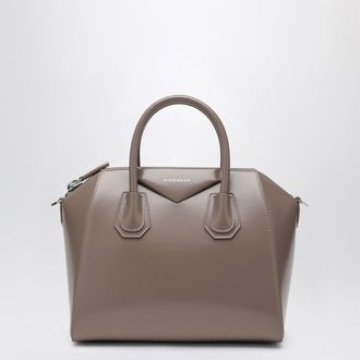 Givenchy Small Antigona Bag In Taupe Leather